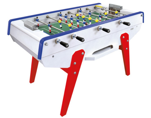 Baby Foot BMV 40 Laque Blanche PIEDS rouges