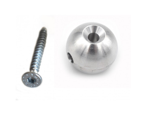 BOULE ALU + VIS POUR BOULIER