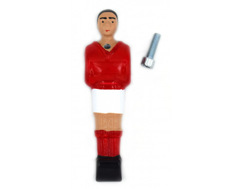 JOUEUR VISSE ROUGE
