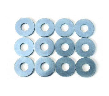 LOT DE 12 RONDELLES PLATES DE 10X27