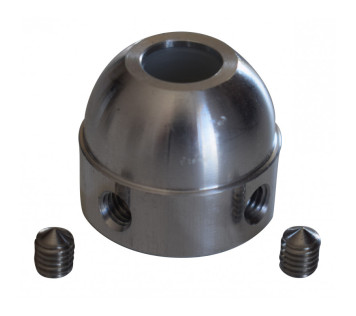 LOT DE 8 EMBOUTS DE BARRES ALU COMPLETS