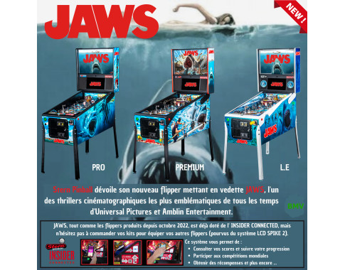 Flipper JAWS de chez Stern