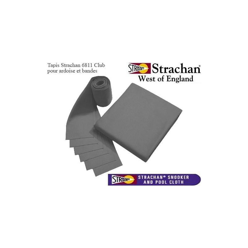 Tapis 6811 Strachan gris au centimètre