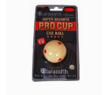 Bille blanche Pro-Cup Aramith 57mm