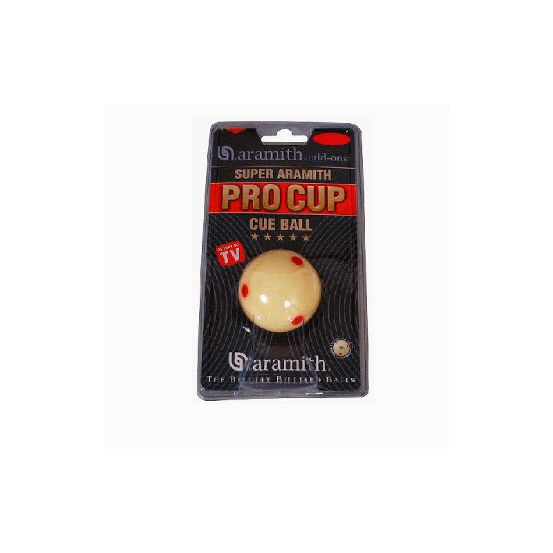 Bille blanche Pro-Cup Aramith 57mm