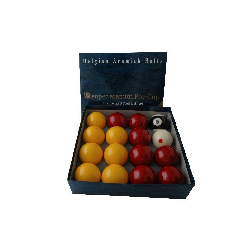 Billes de Billard Jeu anglais Super aramith Pro-Cup 50,8mm