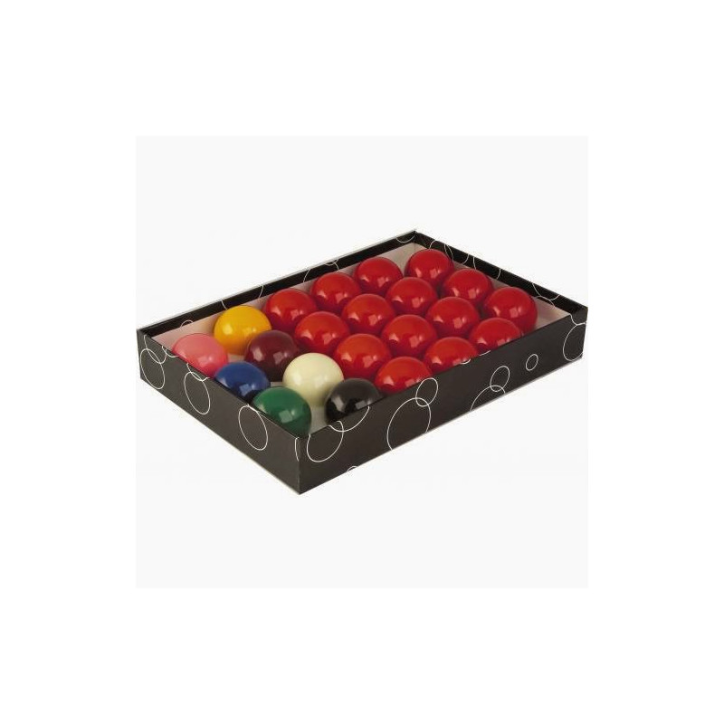 Billes de Billard Jeu Snooker polyester 52,4mm