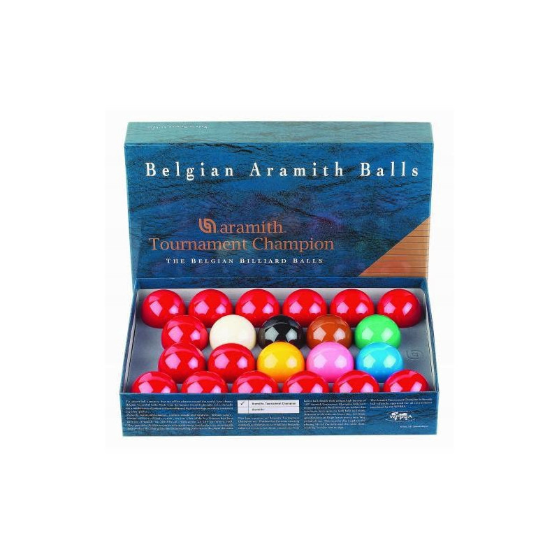 Billes de Billard Jeu Snooker Pro CupTournament Champion aramith 52,4mm