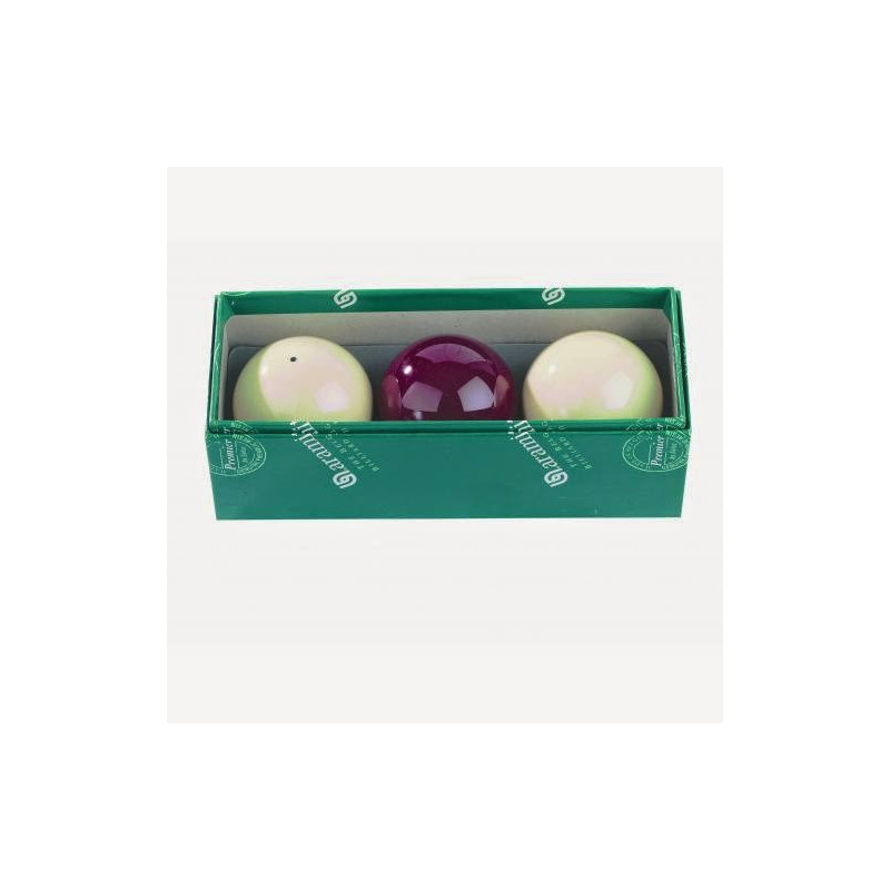 Billes de Billard Jeu Francais aramith 61,5mm