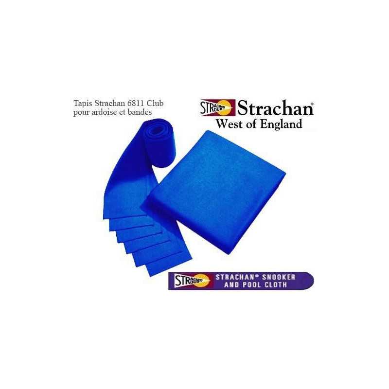 Tapis 6811 Strachan Pré Découpé bleu