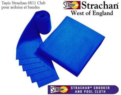 Tapis 6811 Strachan Pré Découpé bleu