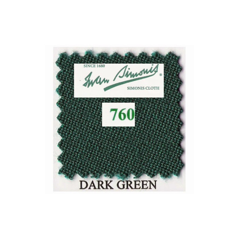 Kit tapis Simonis 760 7ft US Dark Green