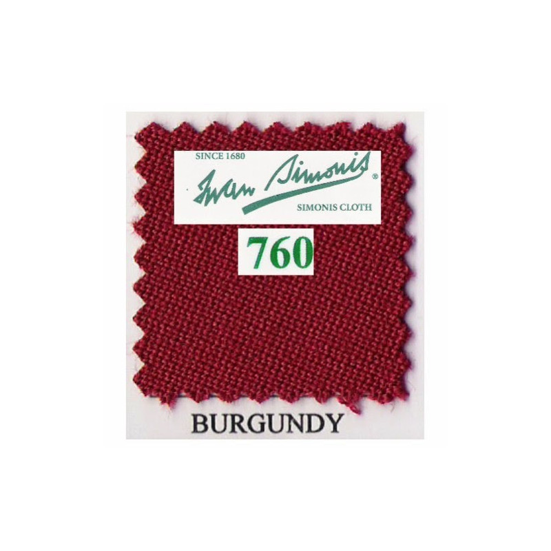 Kit tapis Simonis 760 7ft US Burgundy