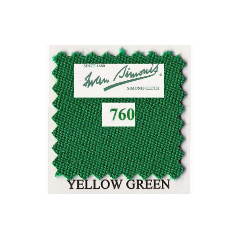 Kit tapis Simonis 760 7ft US Yellow Green