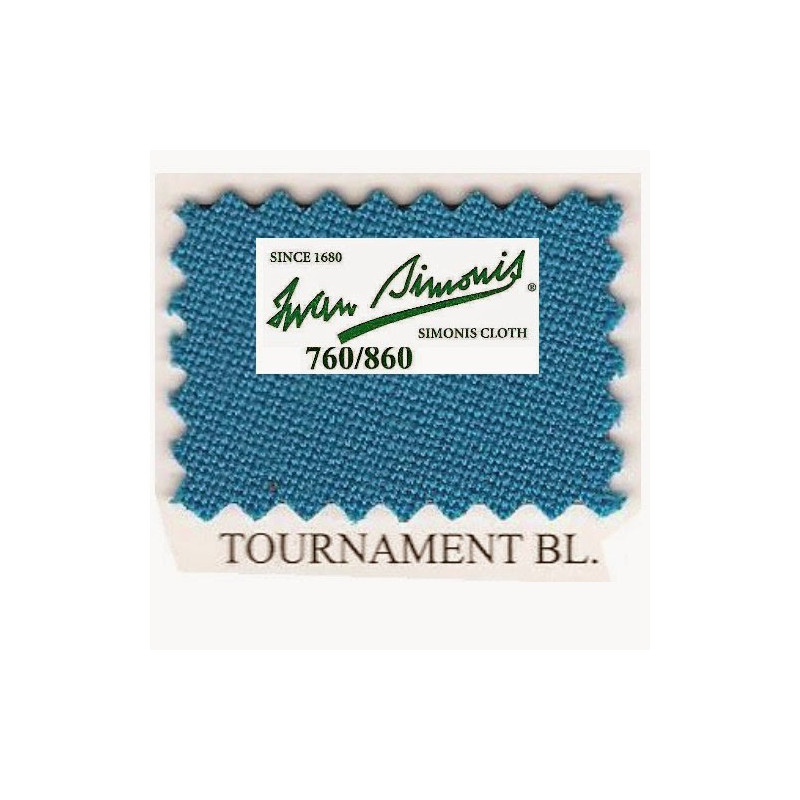 Kit tapis Simonis 760 7ft US Tournament Blue