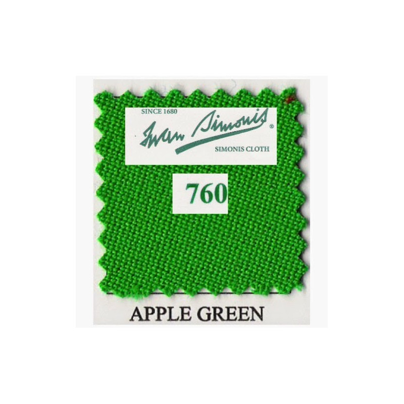 Kit tapis Simonis 760 7ft US Apple Green