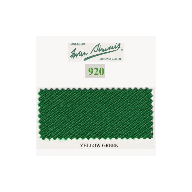 Kit tapis Simonis 920 7ft Yellow Green