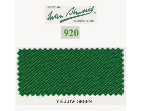 Kit tapis Simonis 920 7ft Yellow Green