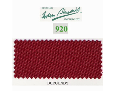 Kit tapis Simonis 920 7ft Burgundy