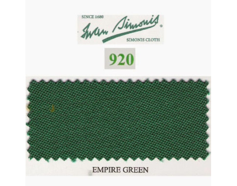 Kit tapis Simonis 920 7ft Empire Green