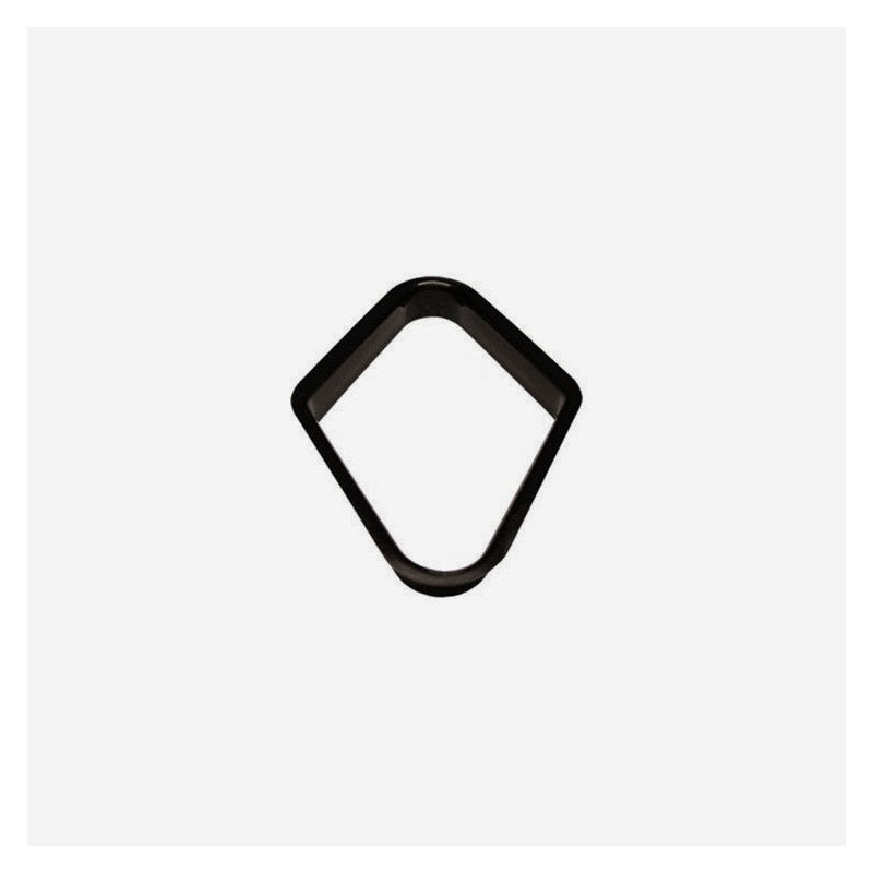 Losange pour "9" - plastique noir pour 57mm