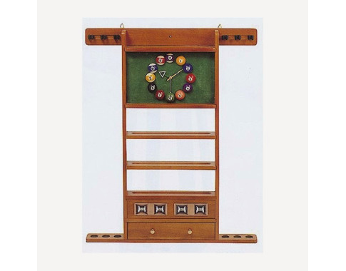 Porte-queues 6 queues - compteur et horloge