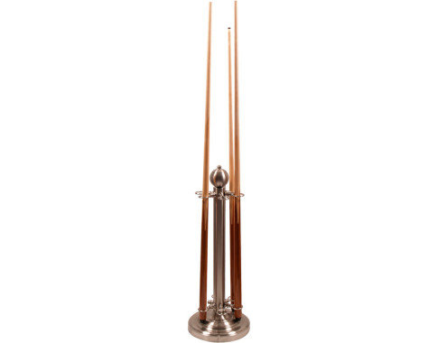 Porte-queues x6 Chromé - Acier 69cm