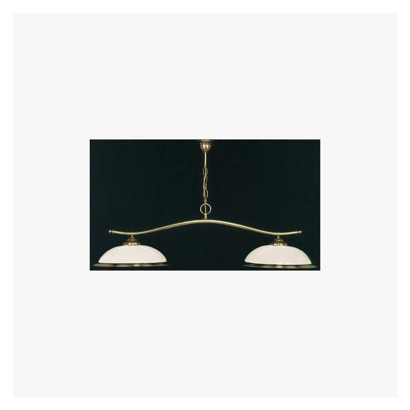 Luminaire Magalas - 2 dômes Opale