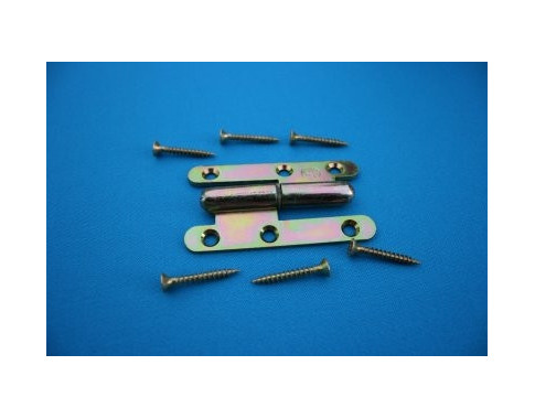 LOT DE 3 CHARNIERES DE MEUBLE 80X45 AVEC VIS