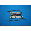 LOT DE 3 CHARNIERES DE MEUBLE 80X45 AVEC VIS