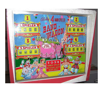 Flipper mécanique BAND WAGON de BALLY 1965