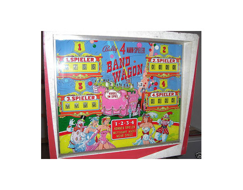 Flipper mécanique BAND WAGON de BALLY 1965