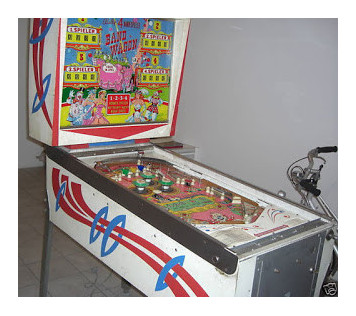 Flipper mécanique BAND WAGON de BALLY 1965