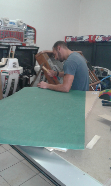 Changement de Tapis de Babyfoot